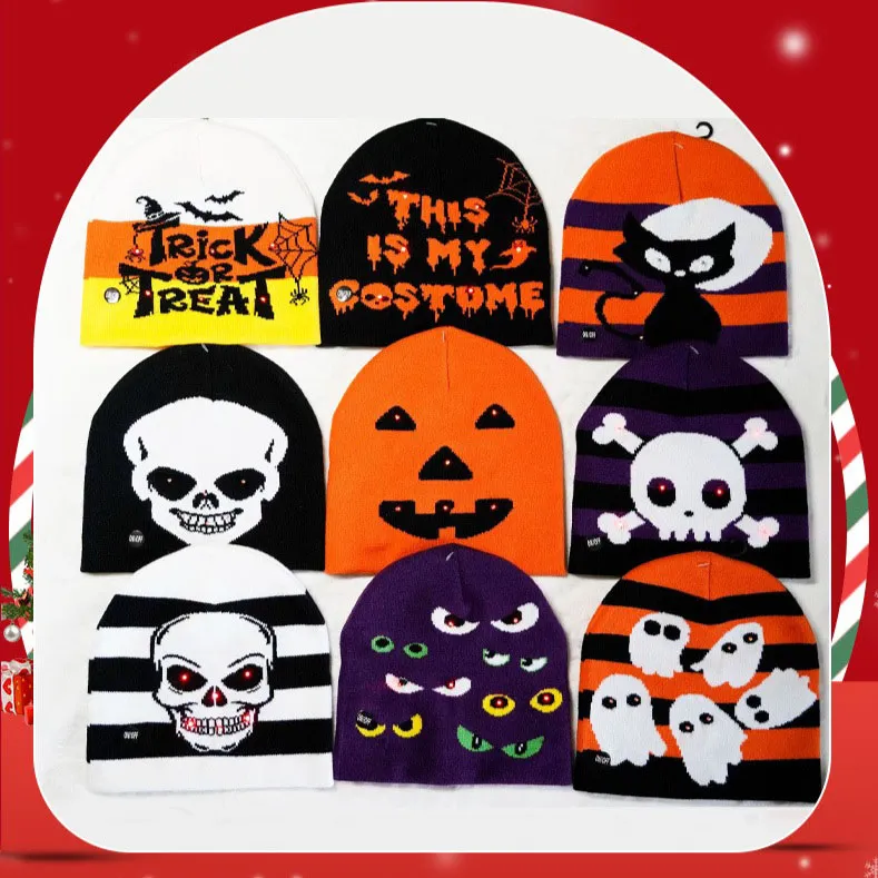 Hip Hop Skull Winter Warm Beanie Hat: The Perfect Accessory for Halloween and Beyond